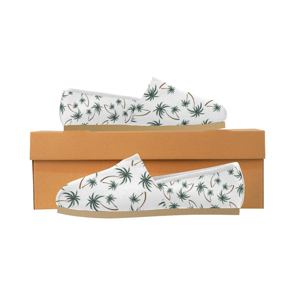Palm Tree Pattern Print Design PT07 Women Casual Shoes-JorJune.com