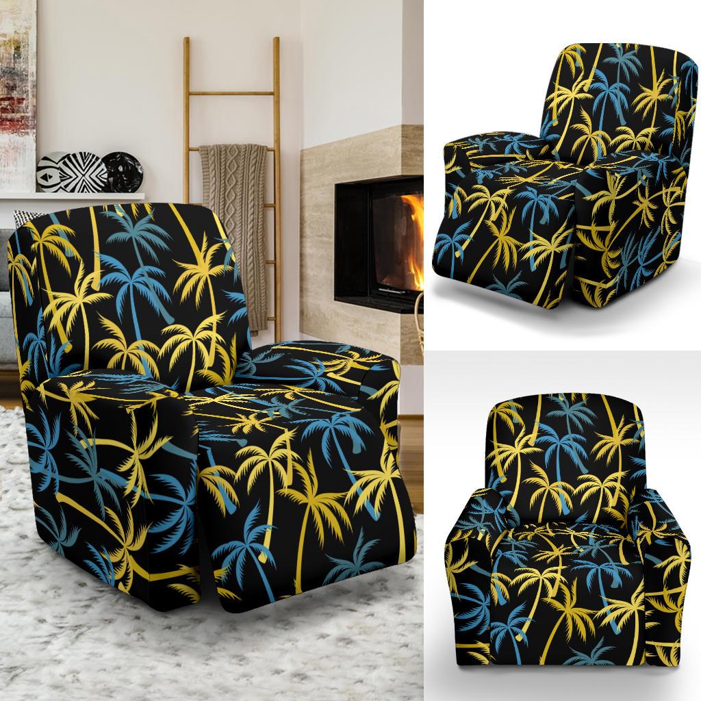 Palm Tree Pattern Recliner Slipcover-JORJUNE.COM