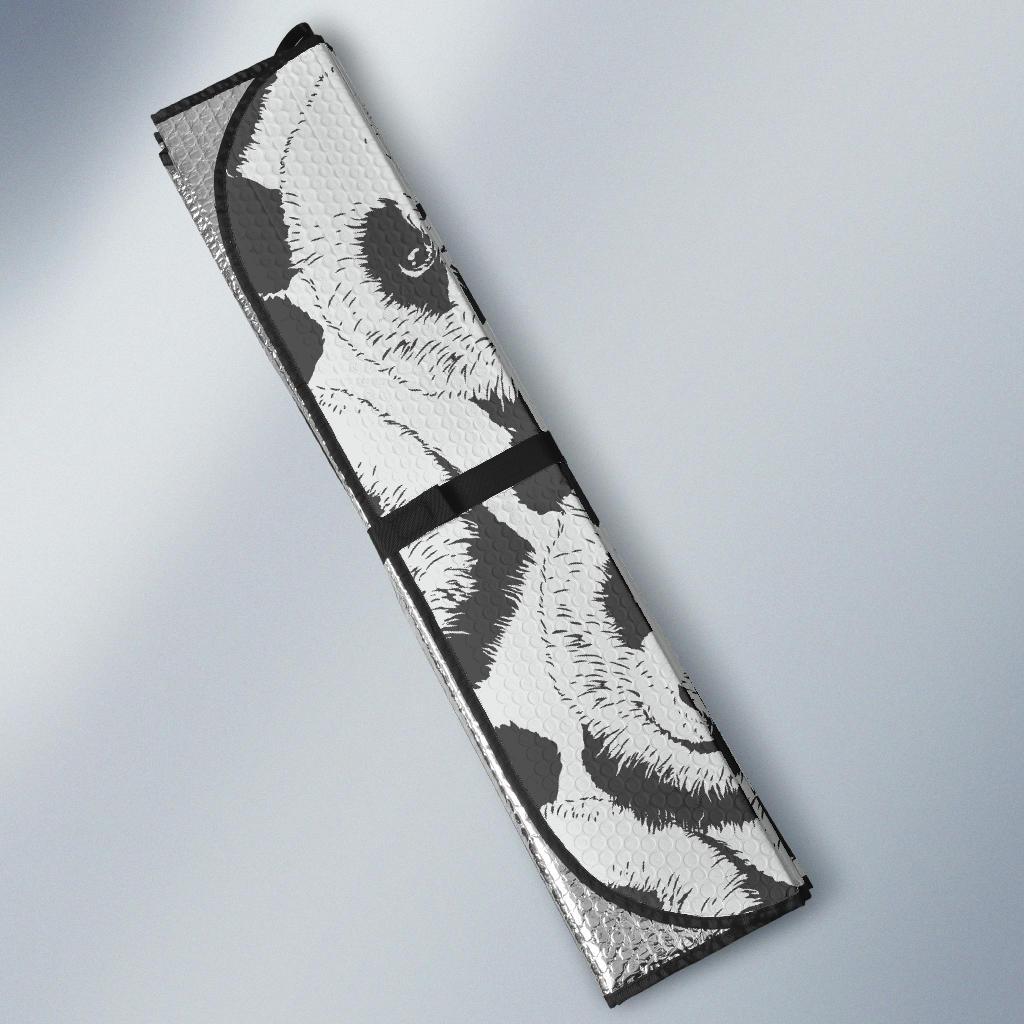 Panda Pattern Print Design A02 Car Sun Shades-JORJUNE.COM