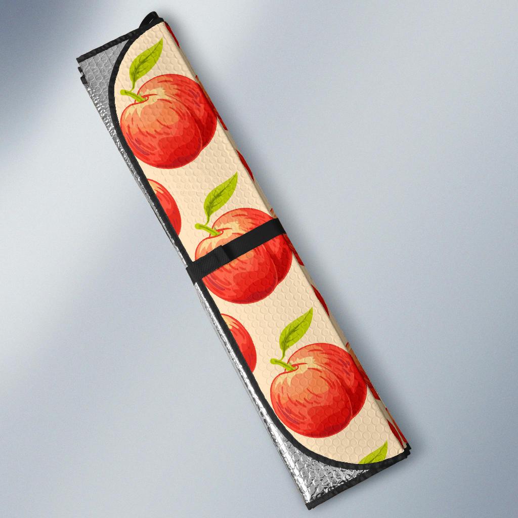 Peach Pattern Print Design A03 Car Sun Shades-JORJUNE.COM