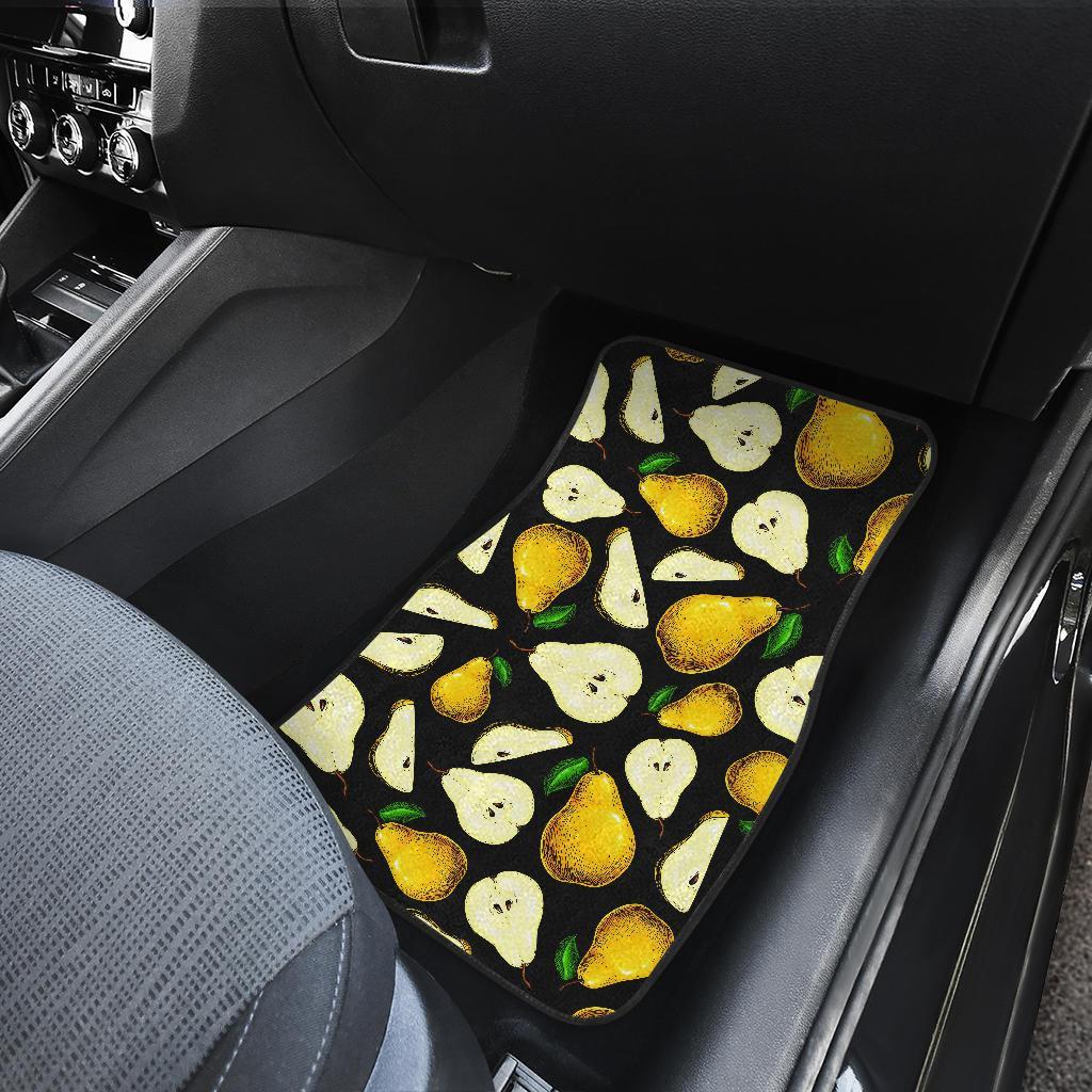 Pear Pattern Print Design PE01 Car Floor Mats-JORJUNE.COM