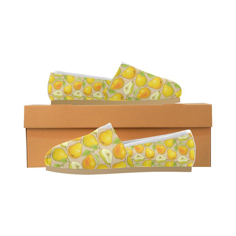 Pear Pattern Print Design PE05 Women Casual Shoes-JorJune.com