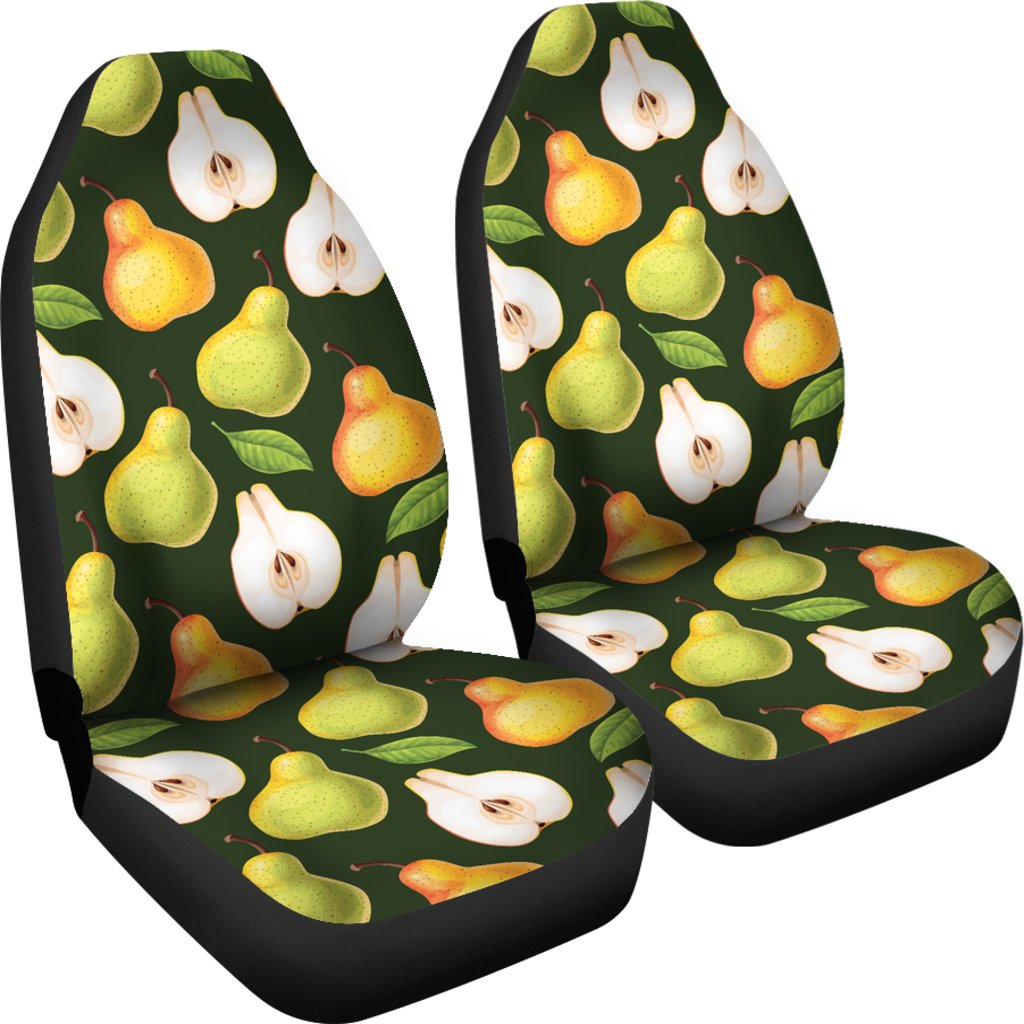 Pear Pattern Print Design PE06 Universal Fit Car Seat Covers-JorJune