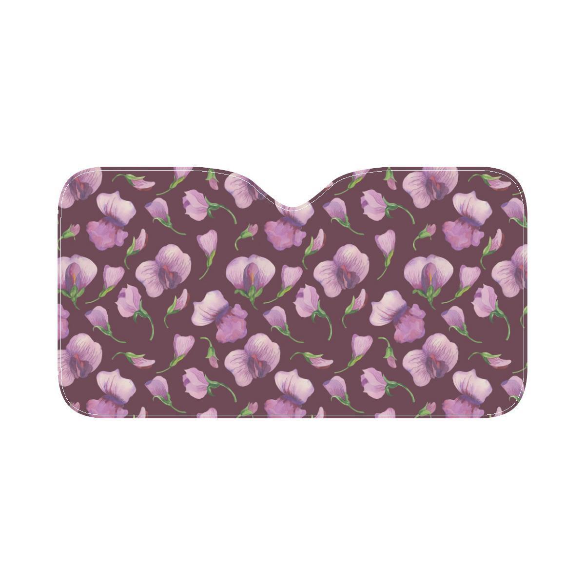 Peony Pattern Print Design PE010 Car Sun Shade-JorJune