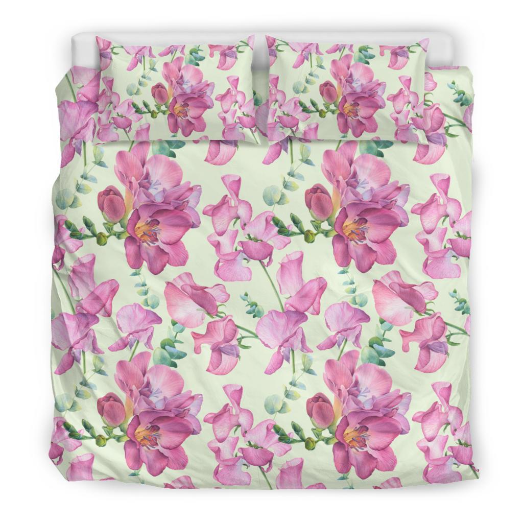Peony Pattern Print Design PE011 Duvet Cover Bedding Set-JORJUNE.COM