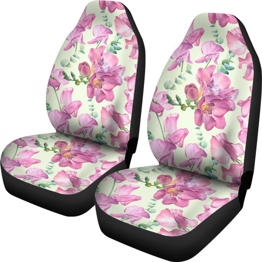 Peony Pattern Print Design PE011 Universal Fit Car Seat Covers-JorJune