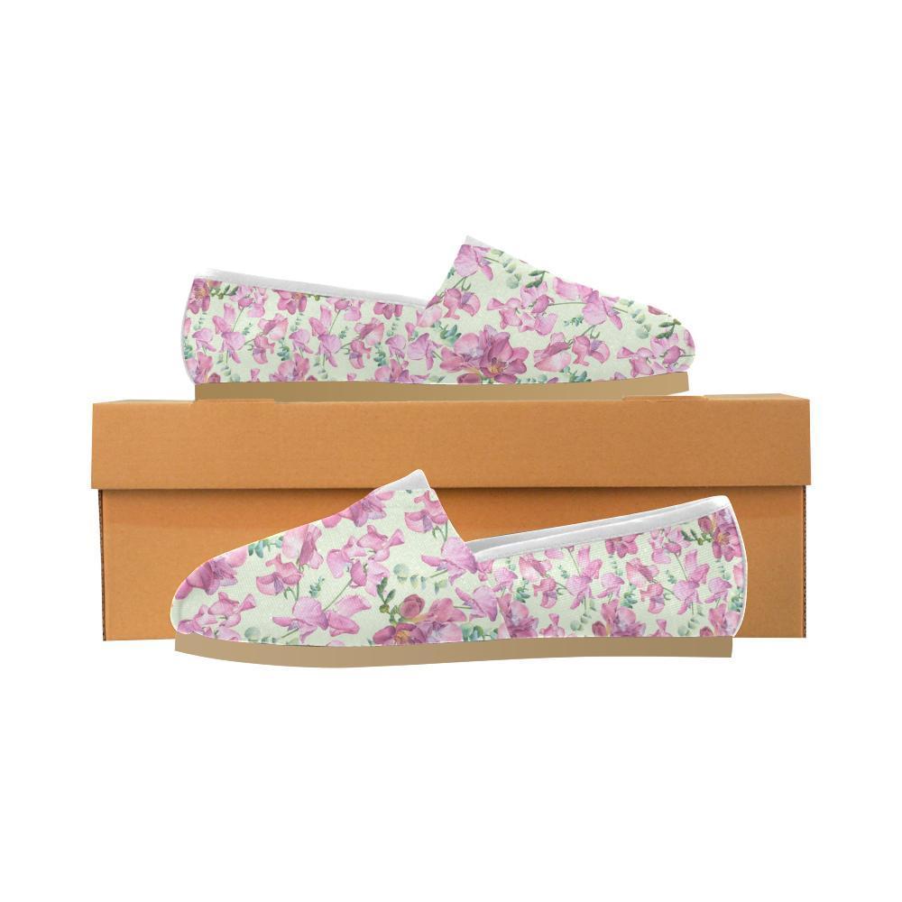 Peony Pattern Print Design PE011 Women Casual Shoes-JorJune.com