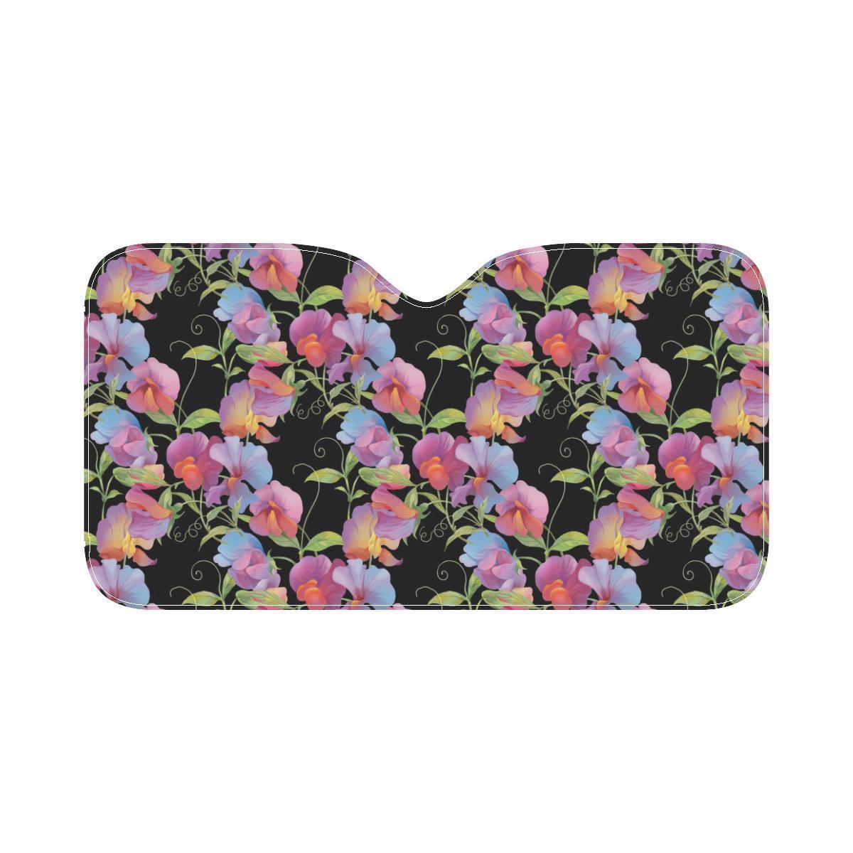 Peony Pattern Print Design PE012 Car Sun Shade-JorJune