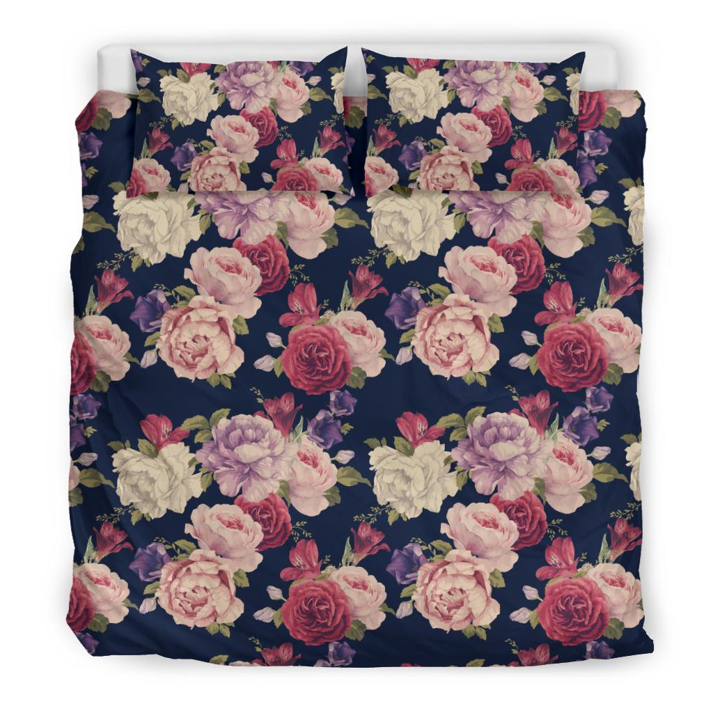 Peony Pattern Print Design PE03 Duvet Cover Bedding Set-JORJUNE.COM