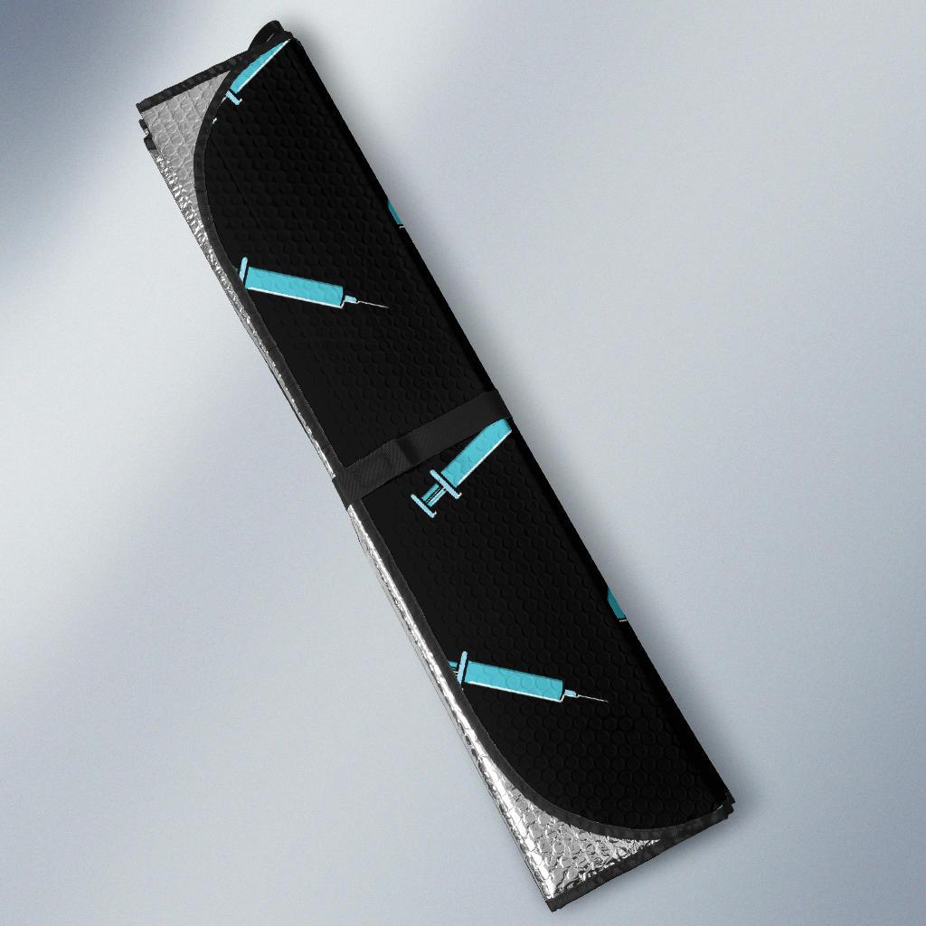Phlebotomist Pattern Print Design A04 Car Sun Shades-JORJUNE.COM
