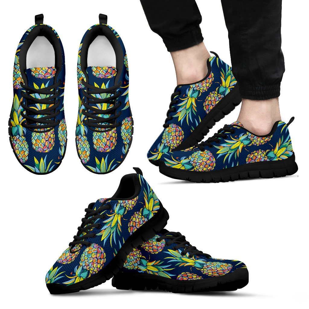 Pineapple Color Art Men Sneakers
