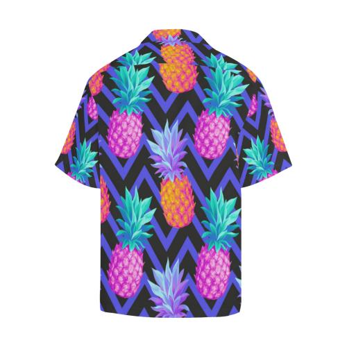 Pineapple Color Art Pattern Men Hawaiian Shirt