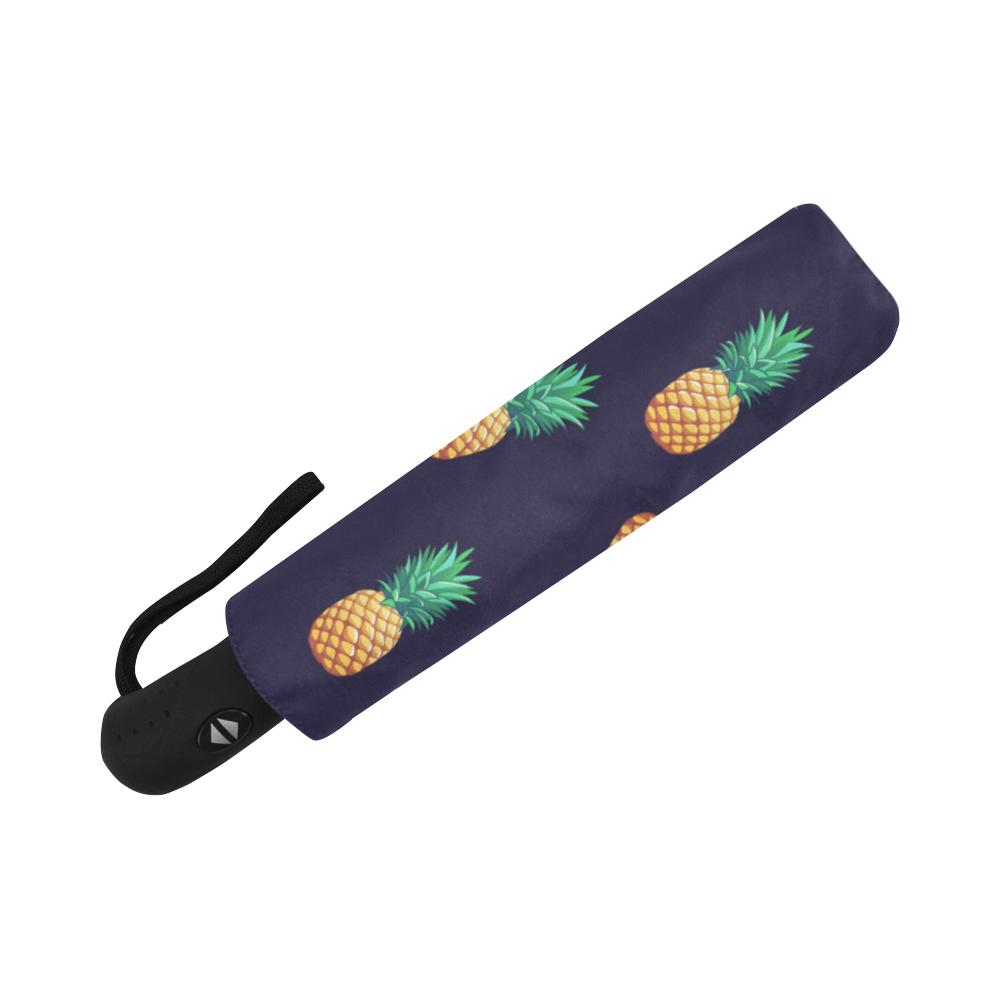Pineapple Pattern Automatic Foldable Umbrella