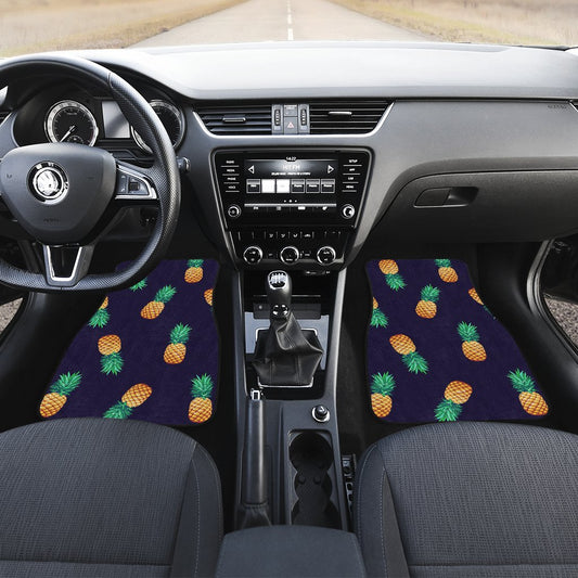 Pineapple Pattern Car Floor Mats