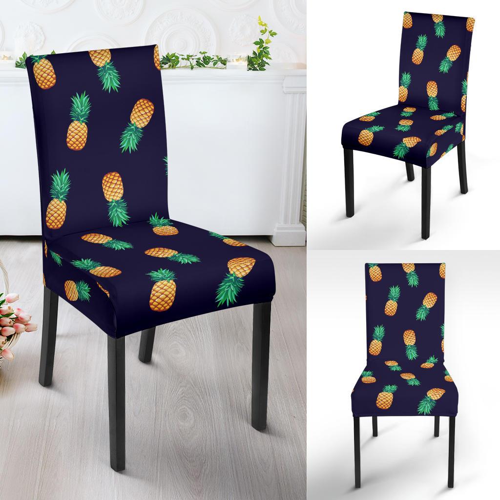 Pineapple Pattern Dining Chair Slipcover-JORJUNE.COM