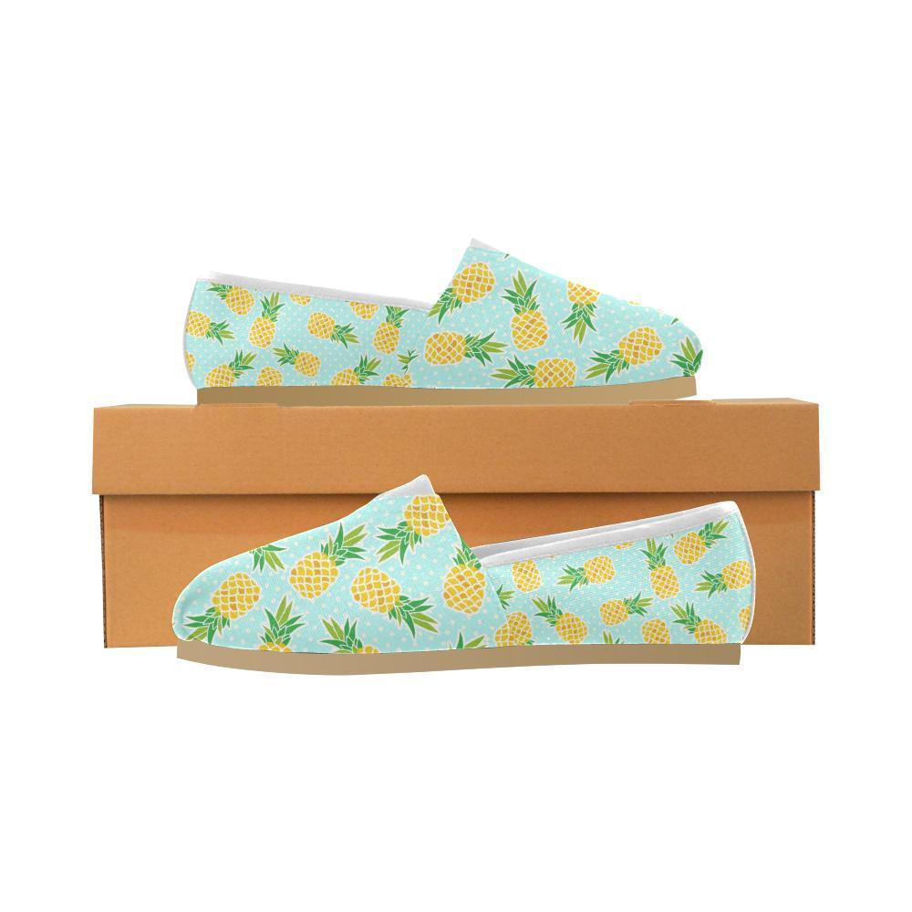 Pineapple Pattern Print Design PP01 Women Casual Shoes-JorJune.com