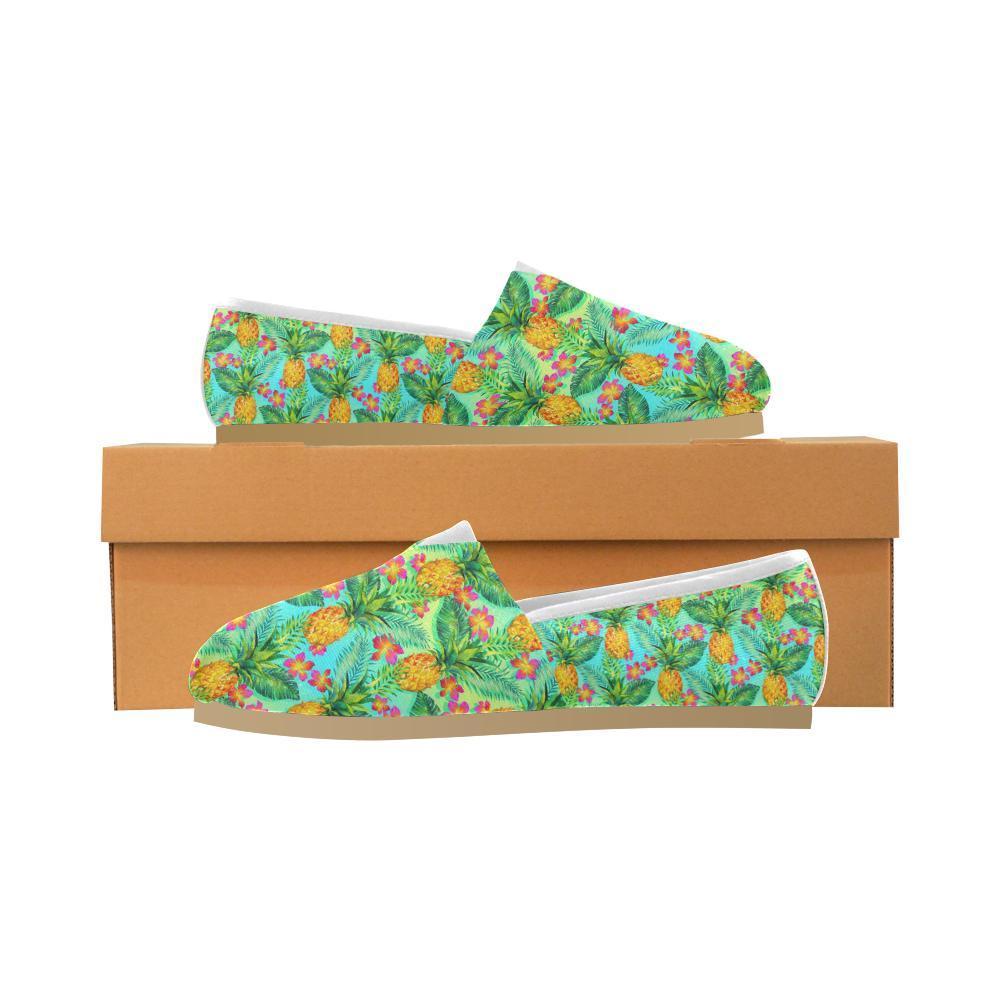 Pineapple Pattern Print Design PP010 Women Casual Shoes-JorJune.com