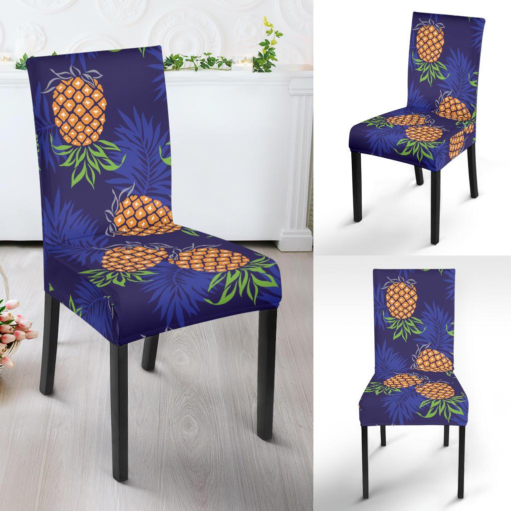 Pineapple Pattern Print Design PP02 Dining Chair Slipcover-JORJUNE.COM