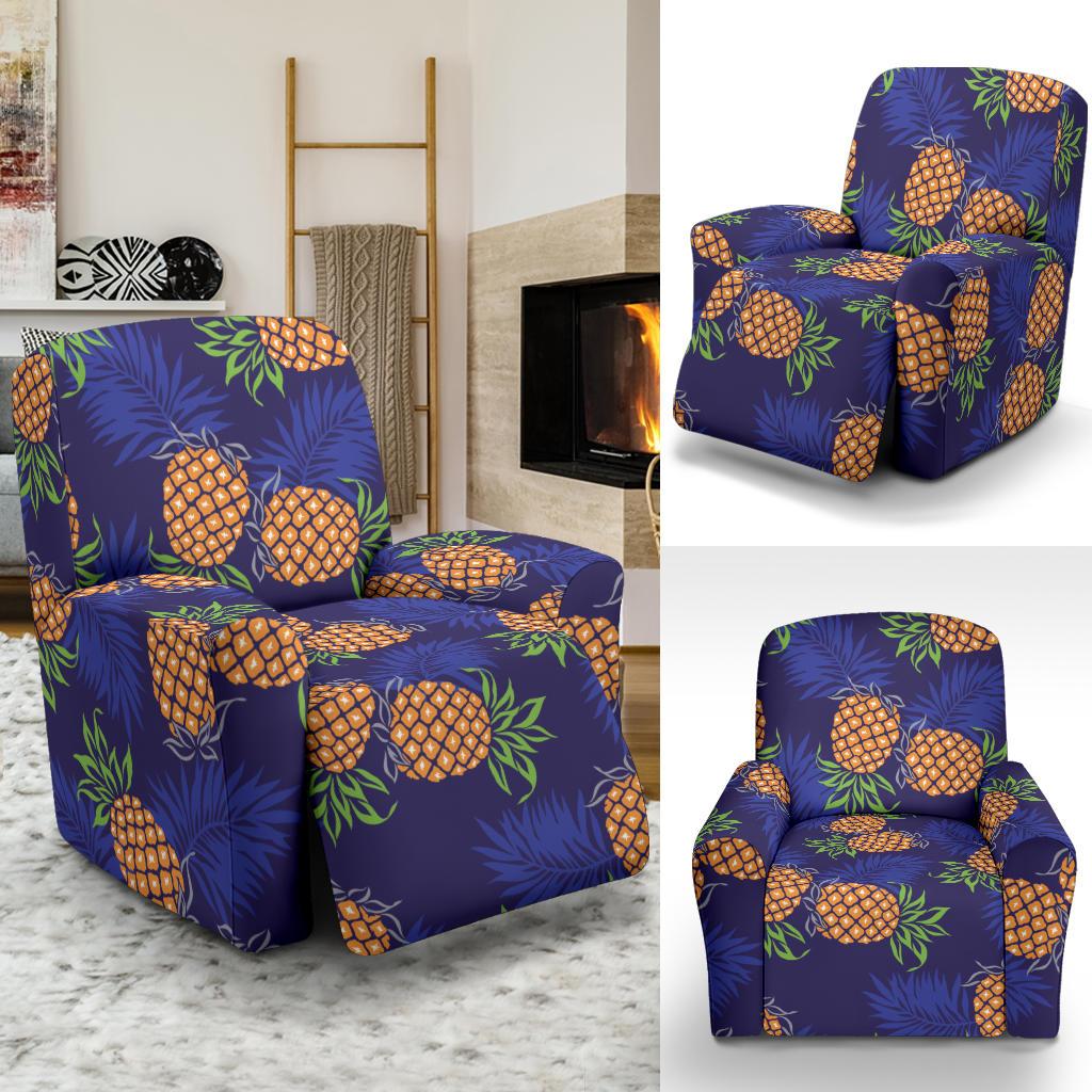 Pineapple Pattern Print Design PP02 Recliner Slipcover-JORJUNE.COM