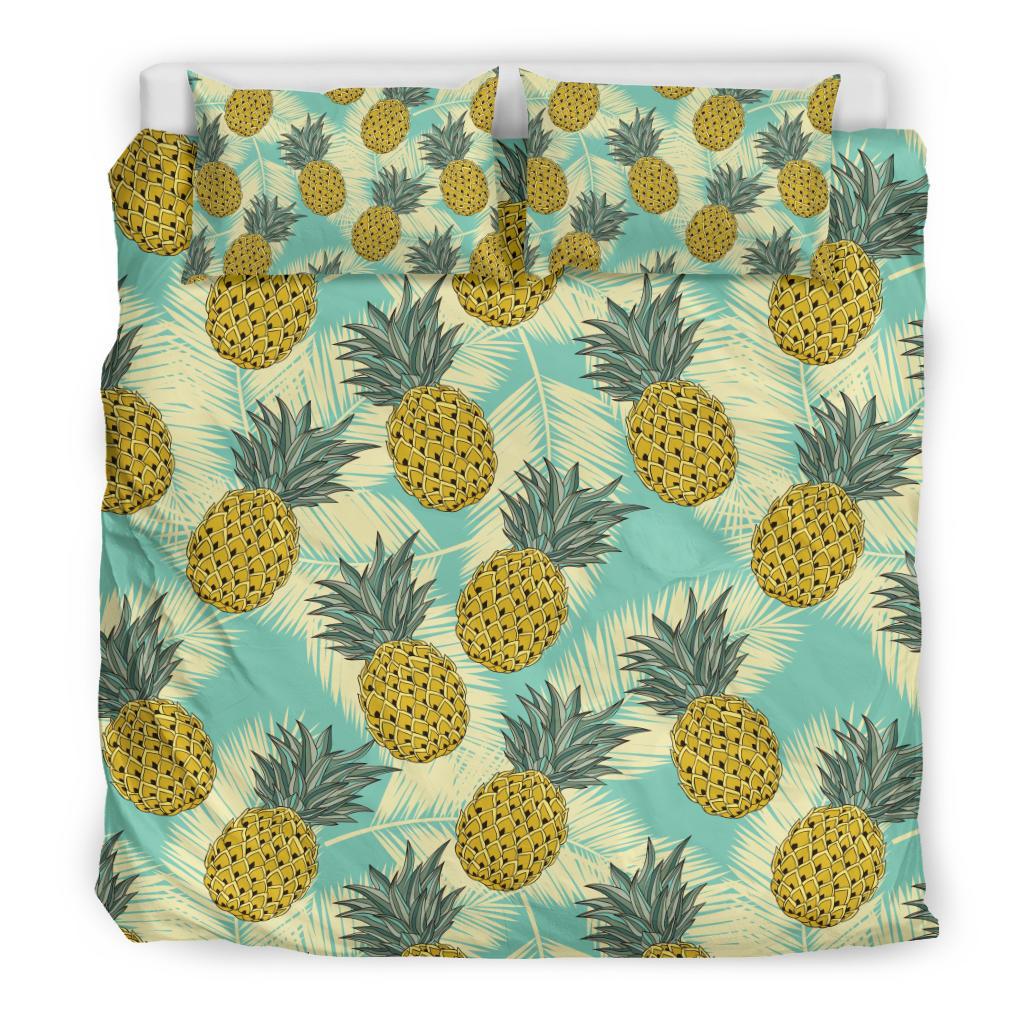 Pineapple Pattern Print Design PP03 Duvet Cover Bedding Set-JORJUNE.COM