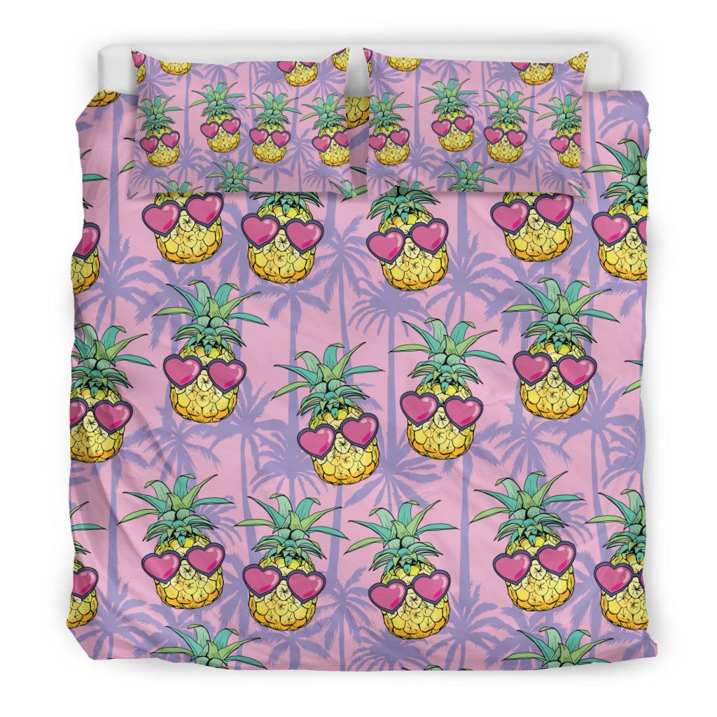 Pineapple Pattern Print Design PP06 Duvet Cover Bedding Set-JORJUNE.COM
