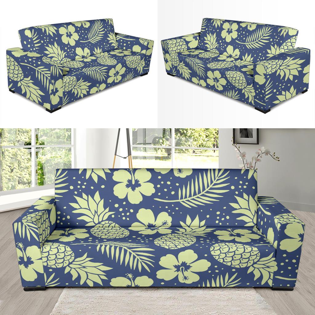 Pineapple Pattern Print Design PP07 Sofa Slipcover-JORJUNE.COM