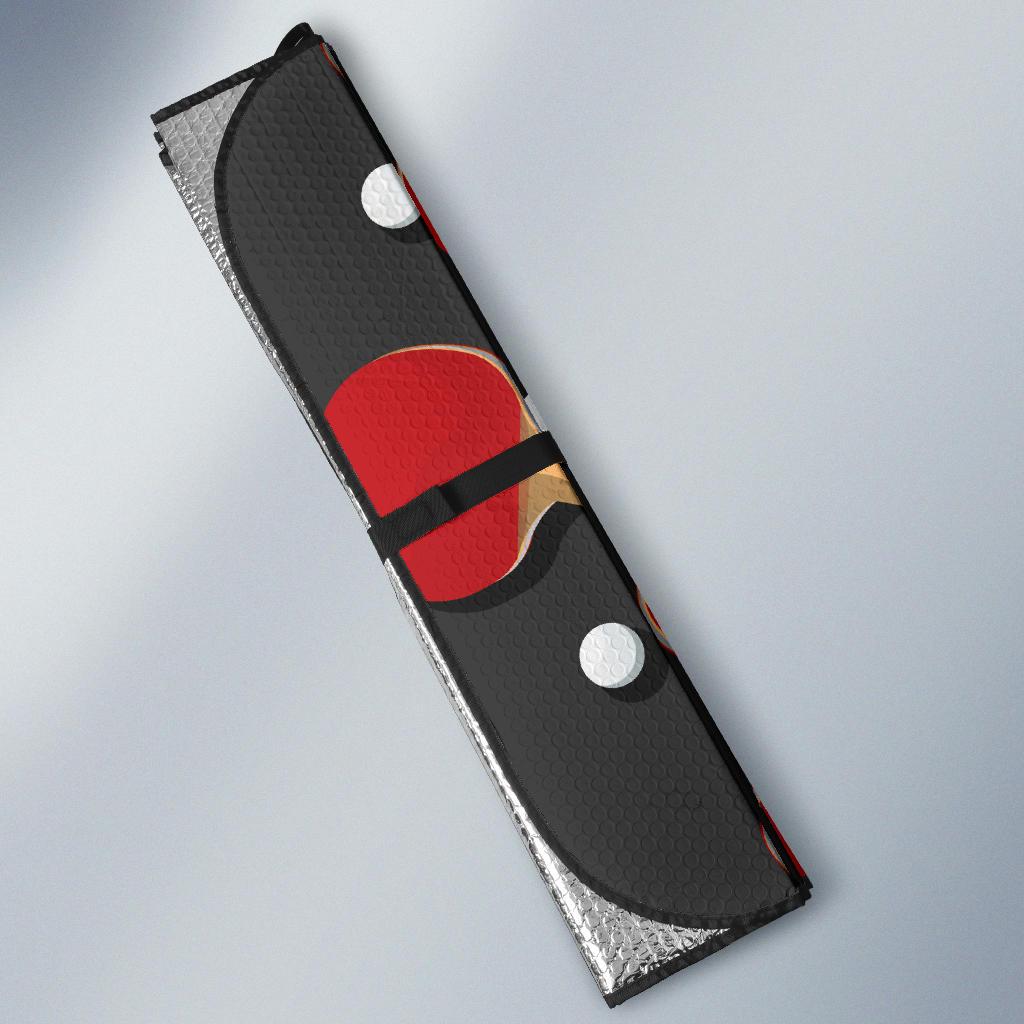 Ping Pong Pattern Print Design A05 Car Sun Shades-JORJUNE.COM