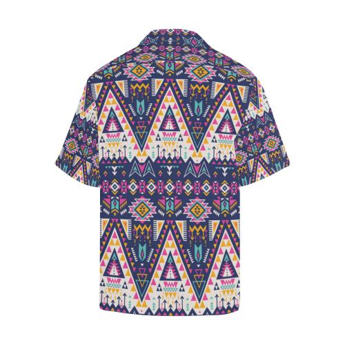 Pink Tribal Aztec native american Men Hawaiian Shirt