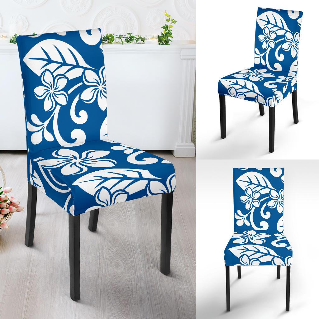 Plumeria Pattern Print Design PM013 Dining Chair Slipcover-JORJUNE.COM
