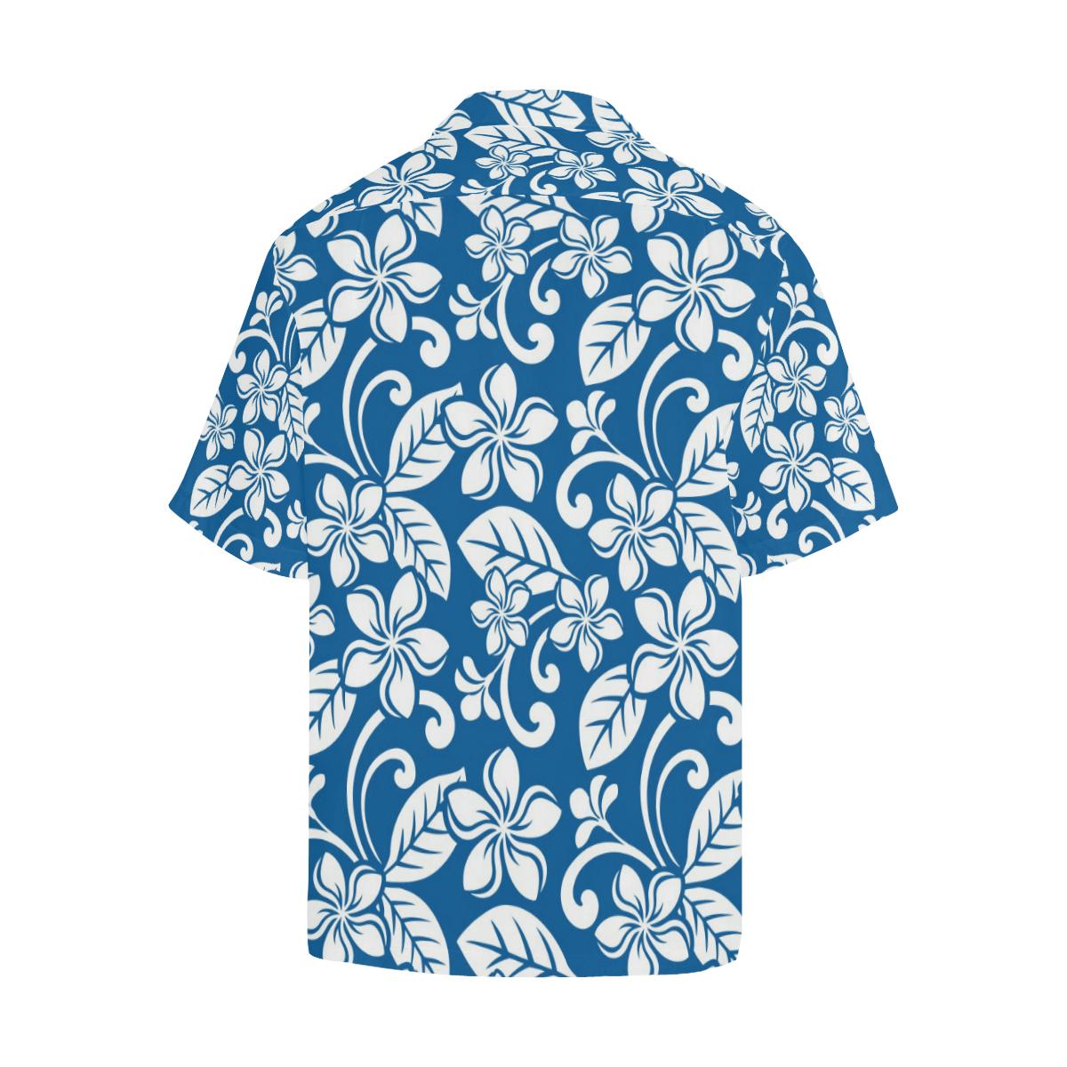Plumeria Pattern Print Design PM013 Men Hawaiian Shirt-JorJune