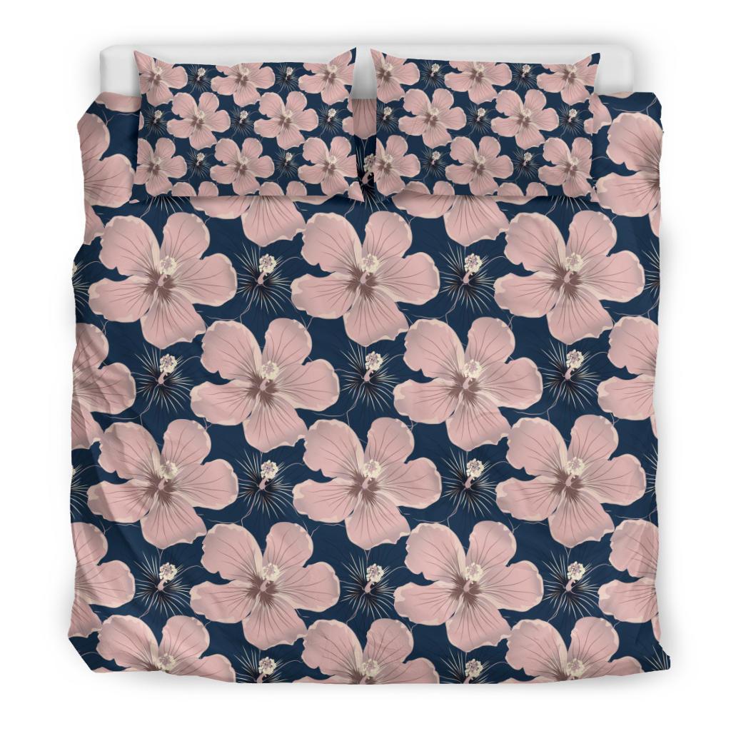 Plumeria Pattern Print Design PM018 Duvet Cover Bedding Set-JORJUNE.COM