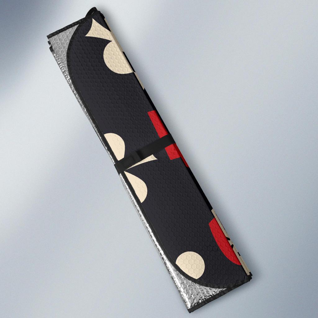 Poker Cards Pattern Print Design A02 Car Sun Shades-JORJUNE.COM