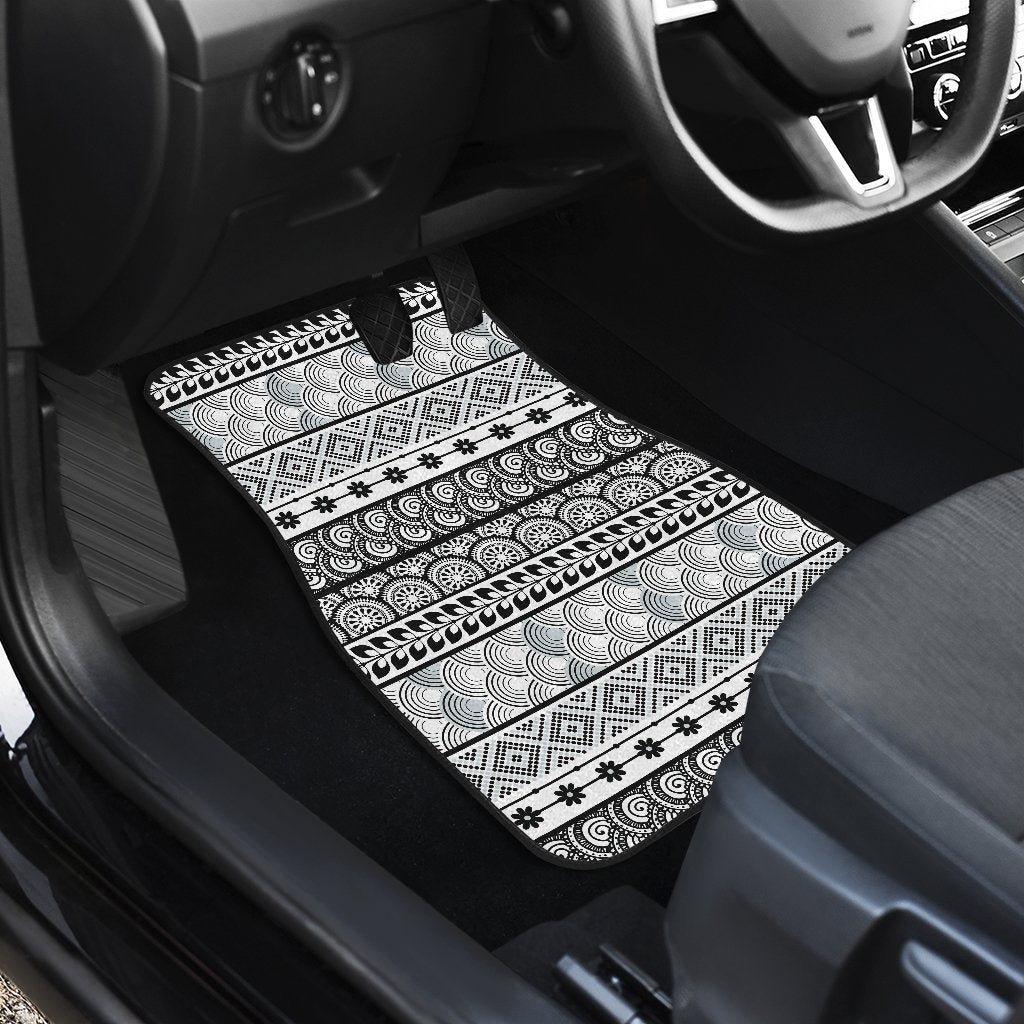 Polynesian Hawaiian Line Tribal Car Floor Mats