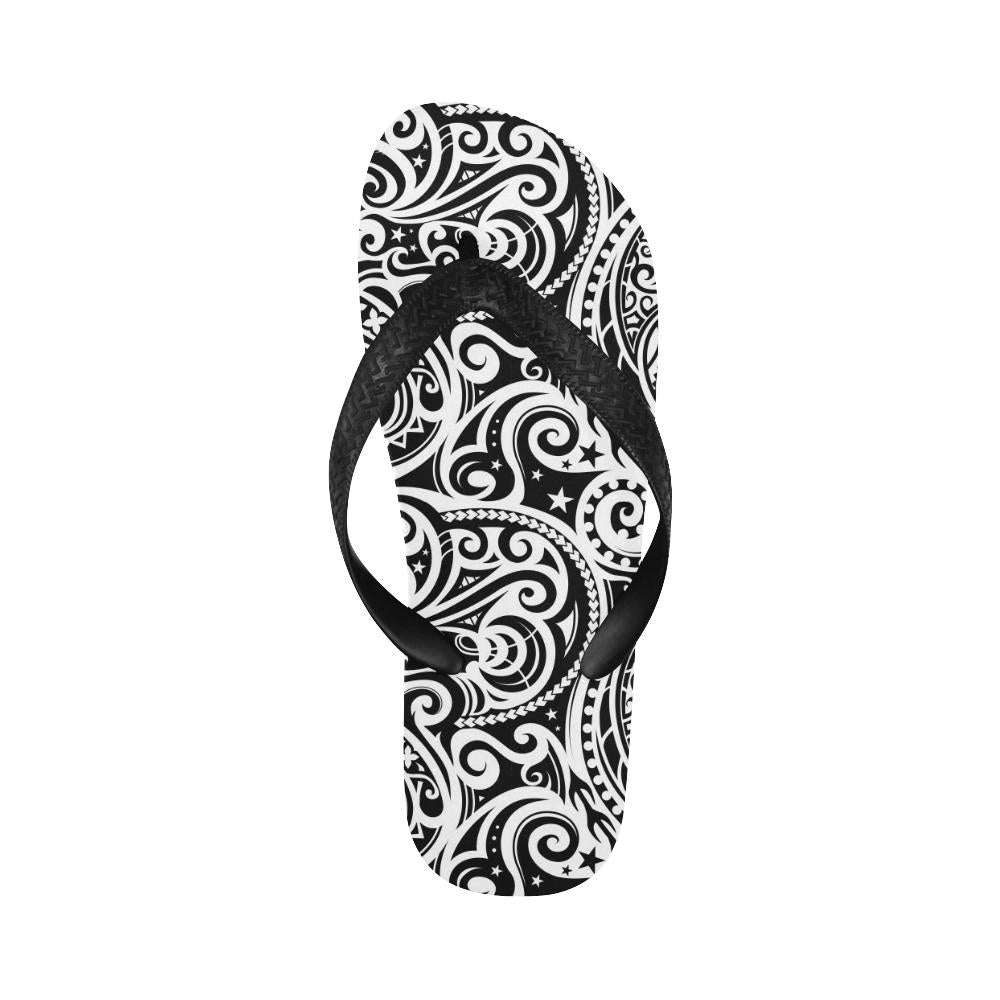 Polynesian Traditional Tribal Flip Flops-JorJune