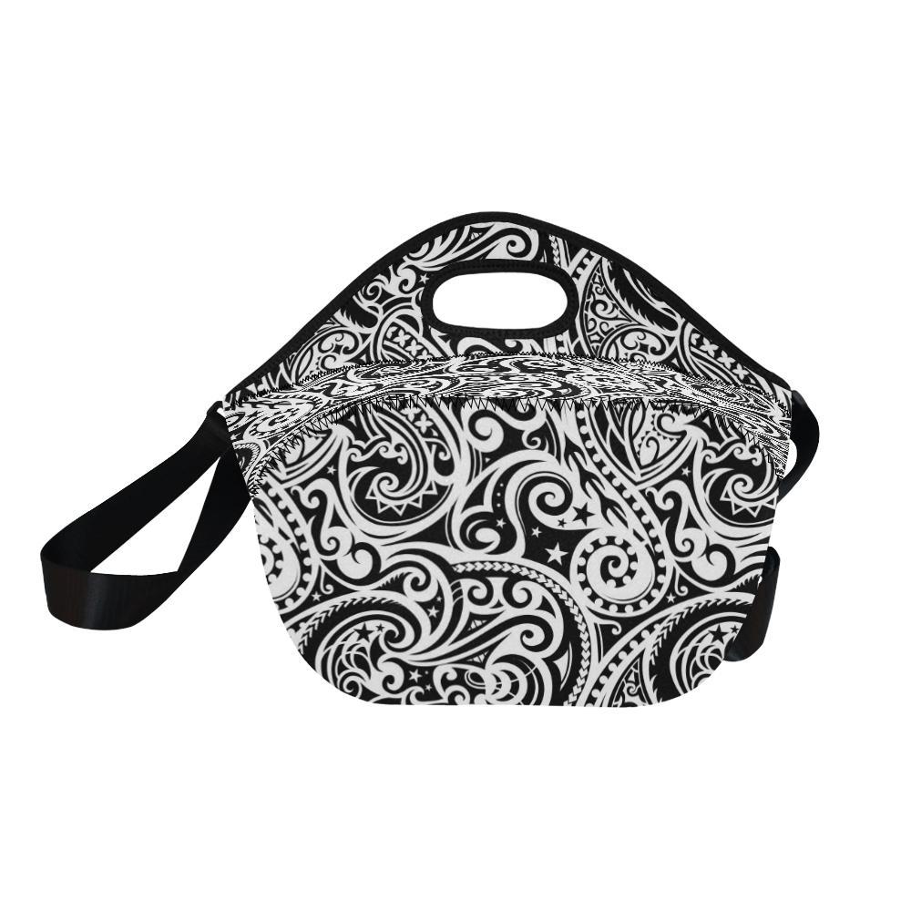 Polynesian Traditional Tribal Neoprene Lunch Bag-JorJune