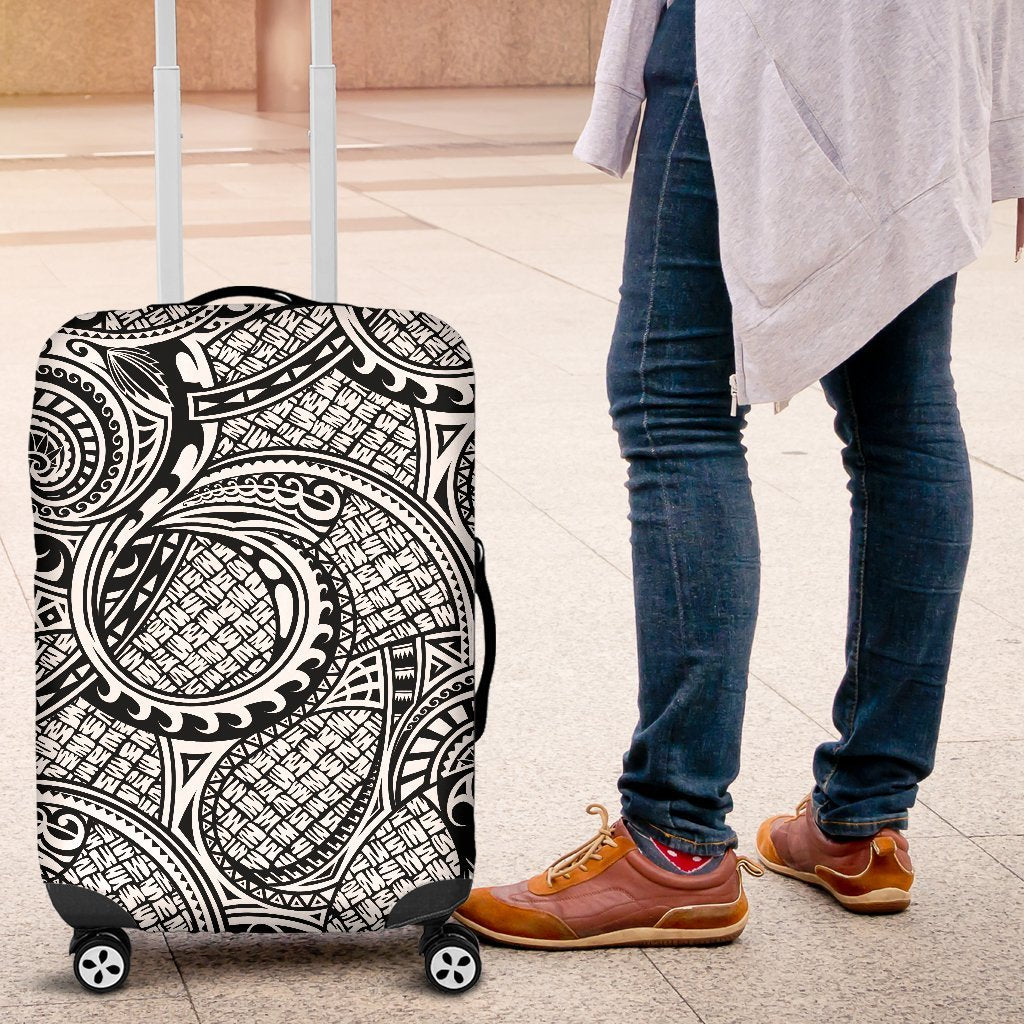 Polynesian Hawaiian Tribal Pattern Luggage Cover Protector