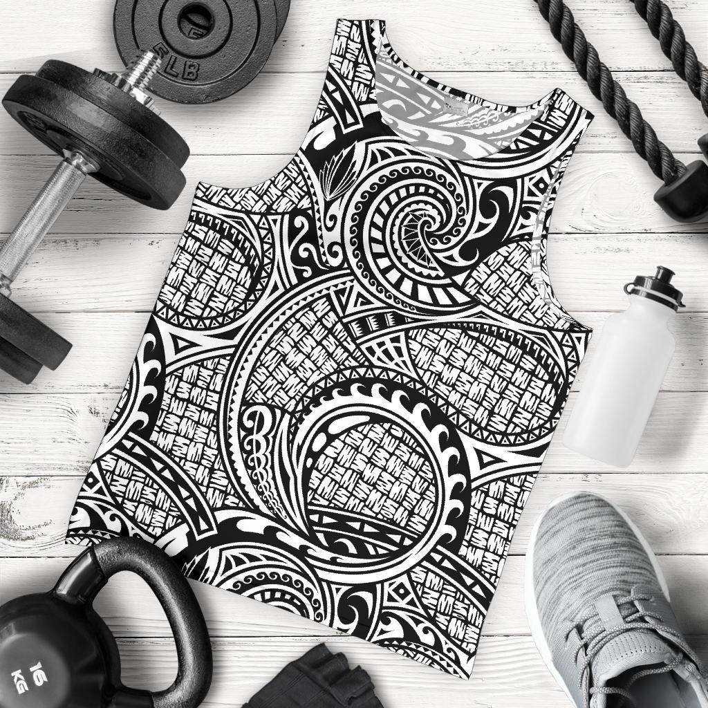 Polynesian Tribal Pattern Men Tank Top