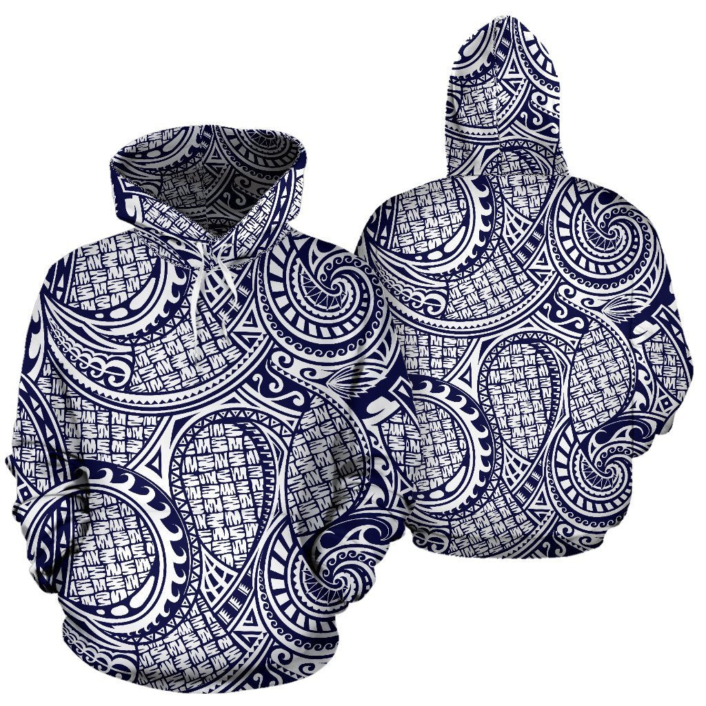 Polynesian Hawaiian Tribal Symbo All Over Print Hoodie
