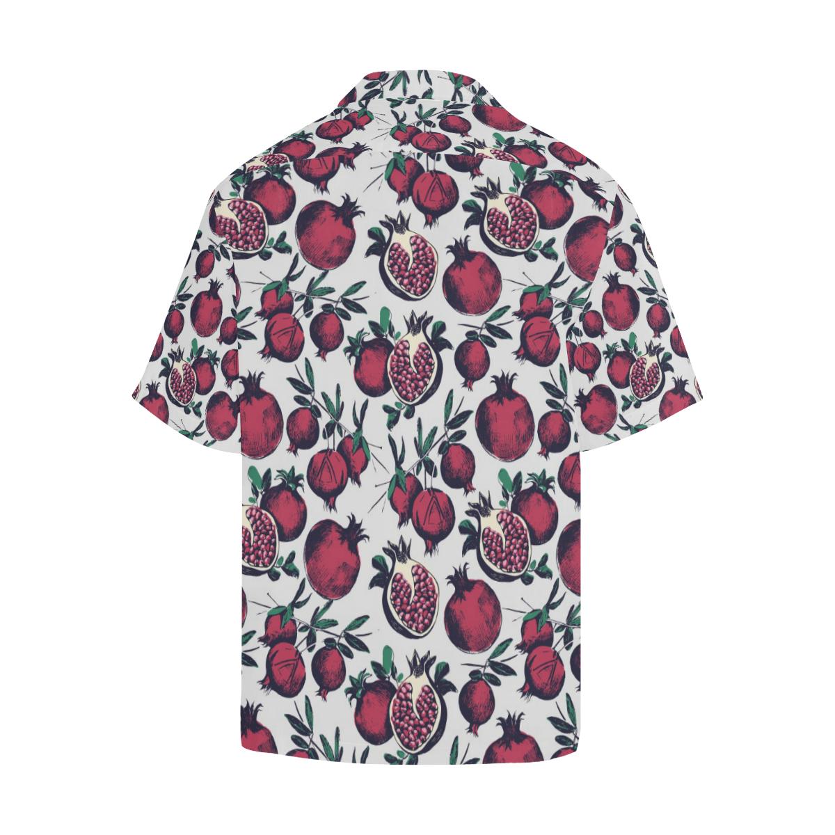Pomegranate Pattern Print Design PG01 Men Hawaiian Shirt-JorJune
