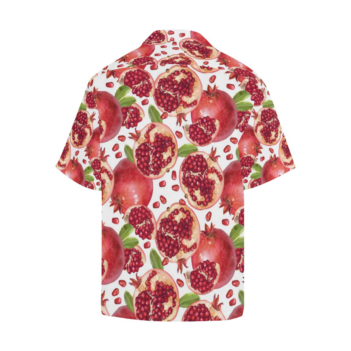 Pomegranate Pattern Print Design PG03 Men Hawaiian Shirt-JorJune