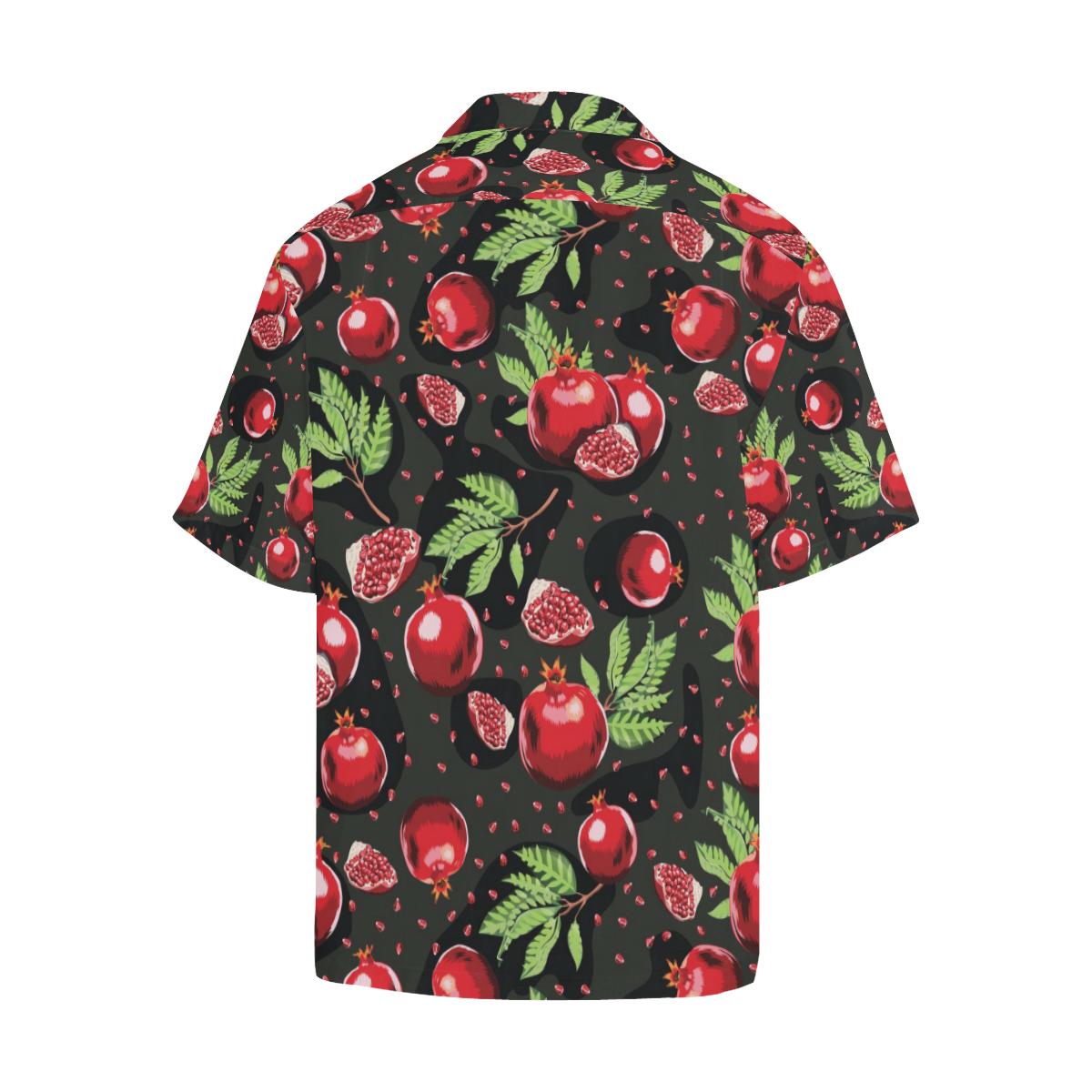 Pomegranate Pattern Print Design PG06 Men Hawaiian Shirt-JorJune