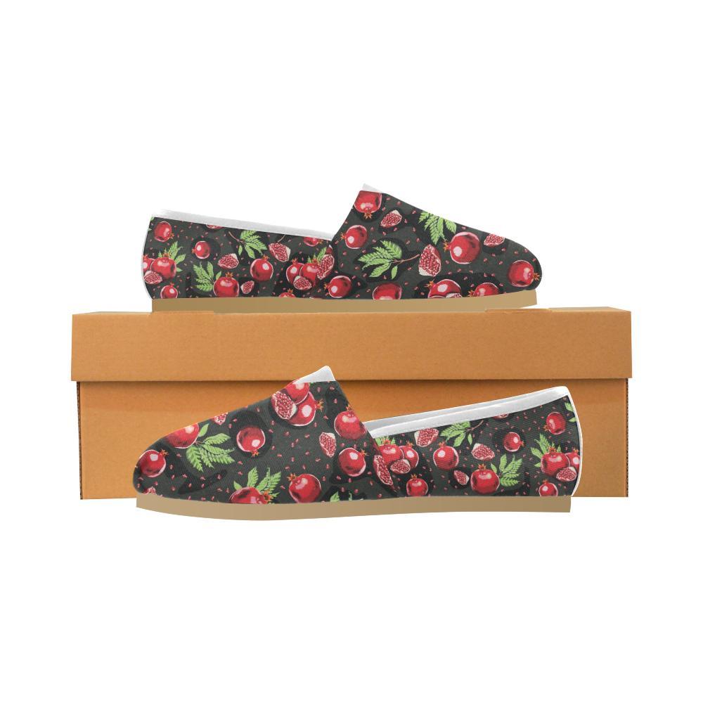 Pomegranate Pattern Print Design PG06 Women Casual Shoes-JorJune.com