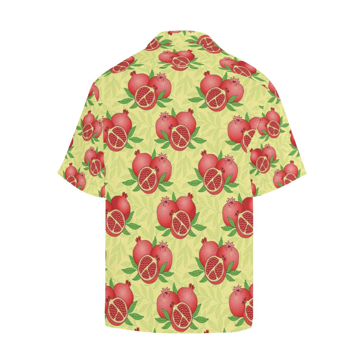 Pomegranate Pattern Print Design PG07 Men Hawaiian Shirt-JorJune