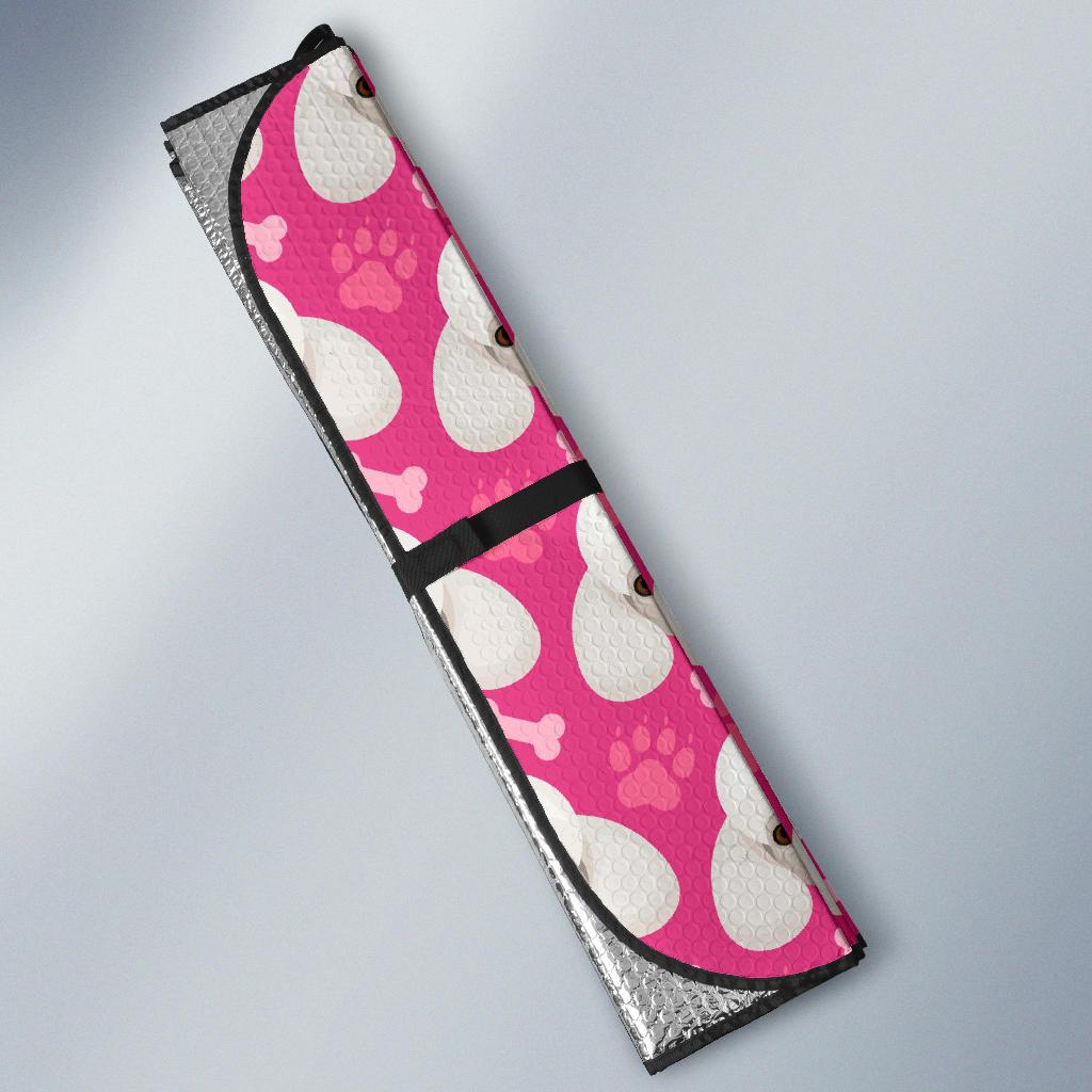 Poodle Pattern Print Design A04 Car Sun Shades-JORJUNE.COM