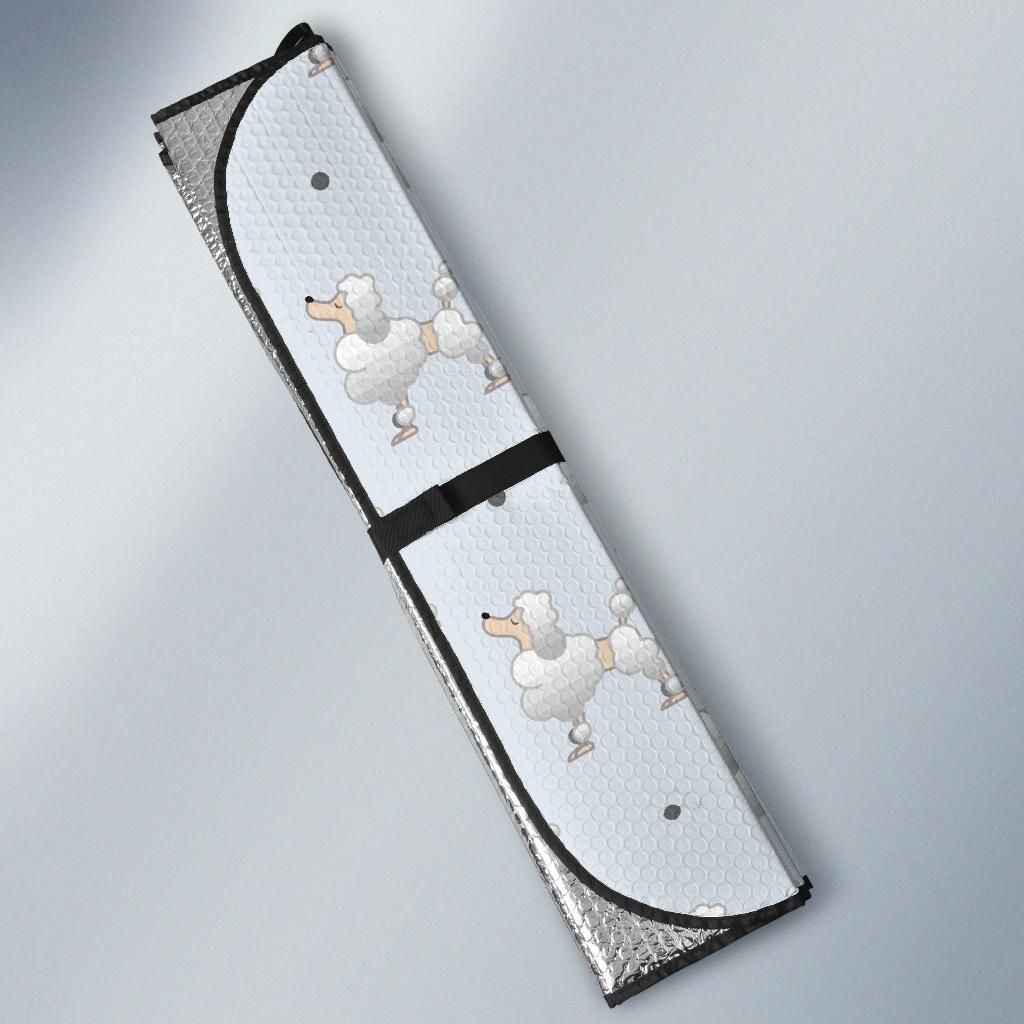 Poodle Pattern Print Design A05 Car Sun Shades-JORJUNE.COM