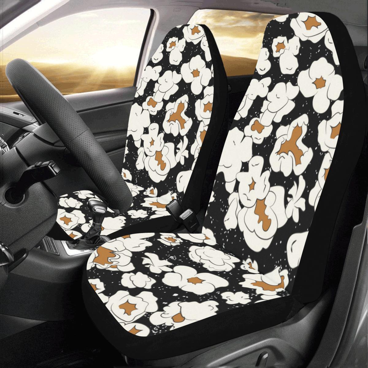 Popcorn Pattern Print Design A02 Car Seat Covers (Set of 2)-JORJUNE.COM