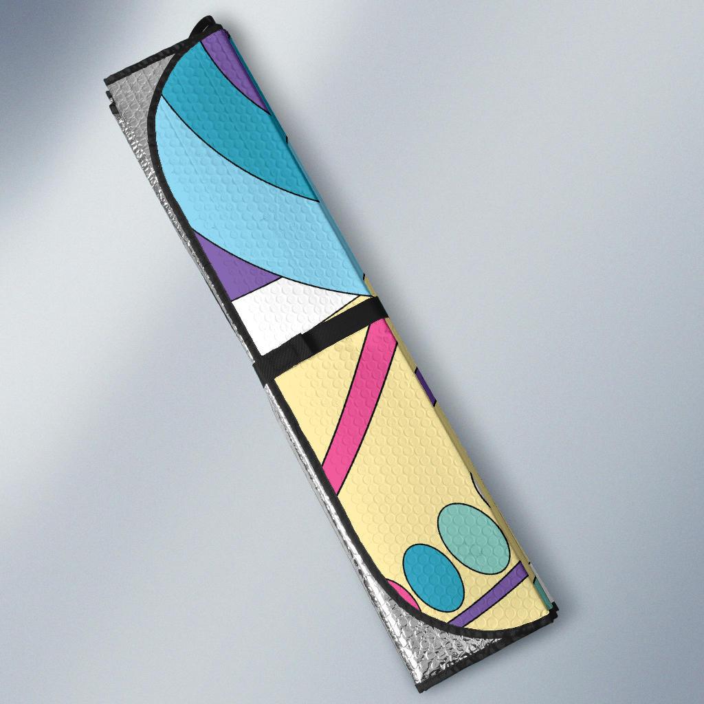 Pucci Pattern Print Design A01 Car Sun Shades-JORJUNE.COM
