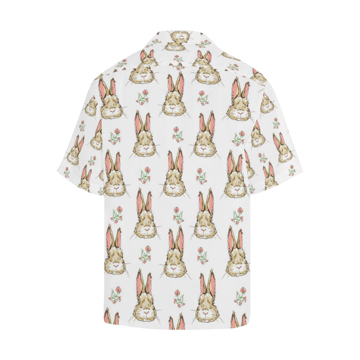 Rabbit Pattern Print Design RB09 Men Hawaiian Shirt-JorJune