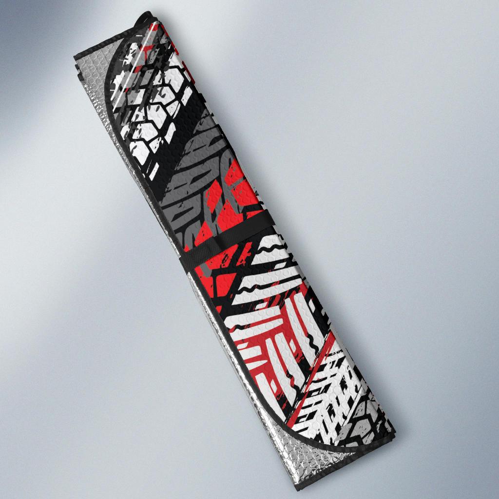 Racing Pattern Print Design A03 Car Sun Shades-JORJUNE.COM