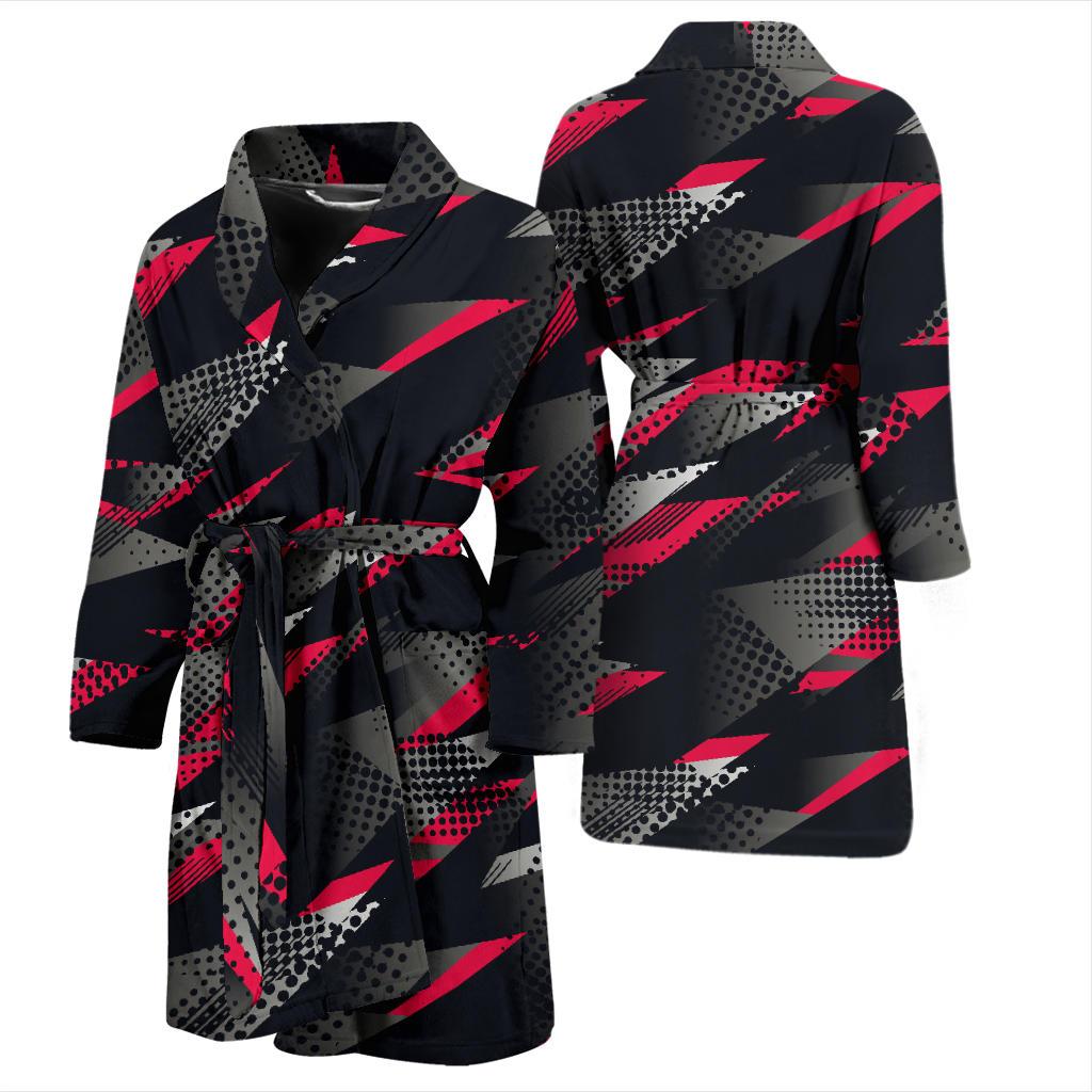 Racing Style Pattern Print Design A04 Men Bathrobe-JORJUNE.COM